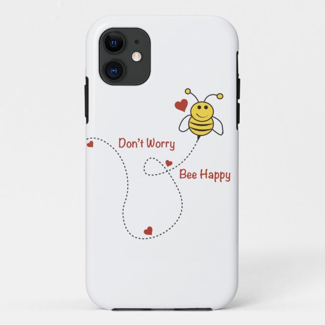 Bienen-glücklicher Fall Case-Mate iPhone Hülle (Rückseite)
