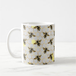 Bienen Gold Honeycomb Kaffeetasse