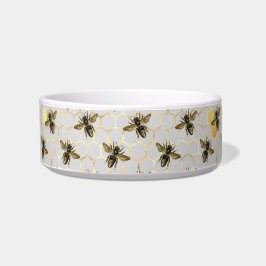 Bienen Gold Honeycomb Pet Napf