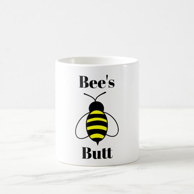 Bienen-Hintern-Kaffee-Tasse Kaffeetasse (Mittel)