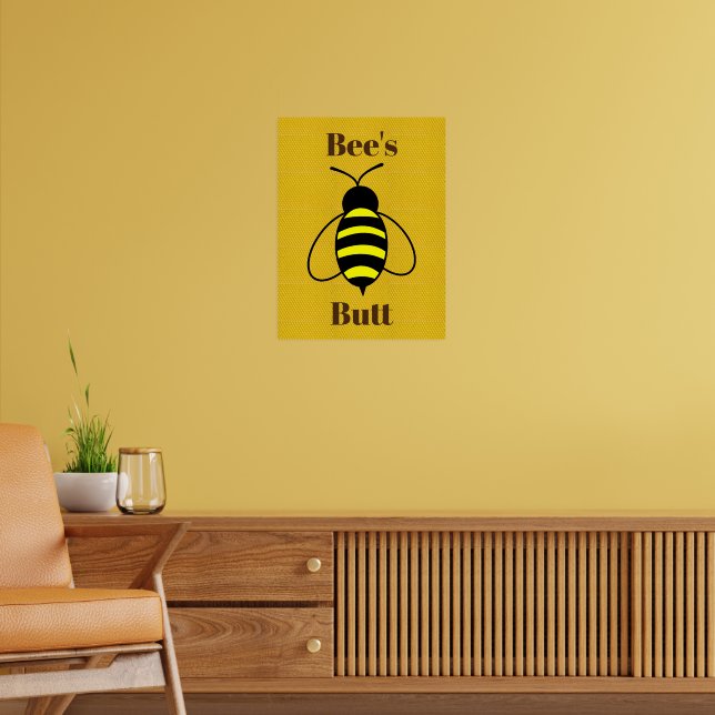 Bienen-Hintern-Poster Poster (Wohnzimmer 2)