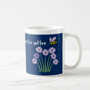 Bienen-Honigbienen-Hummel-Blumen - Kaffee-Tasse Kaffeetasse