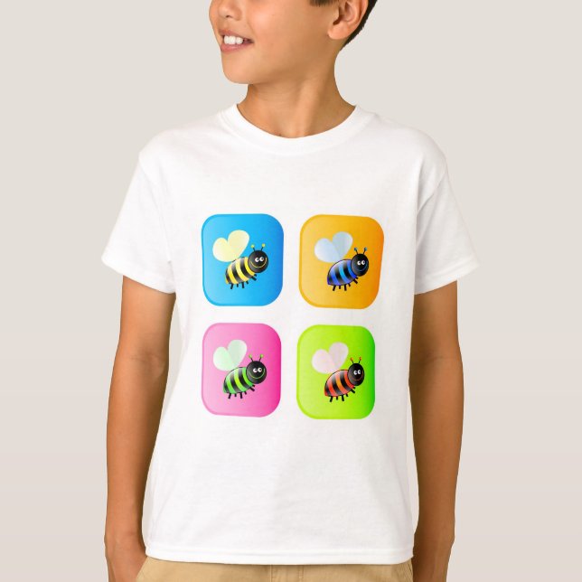 Bienen-Ikonen T-Shirt (Vorderseite)
