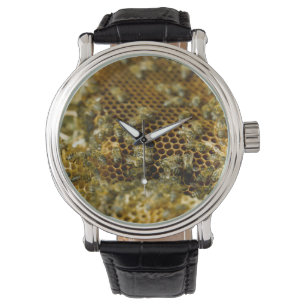Bienen im Bienenstock, Western Cape, Südafrika Armbanduhr