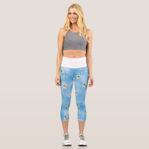 Bienen im Himmel Capri Leggings