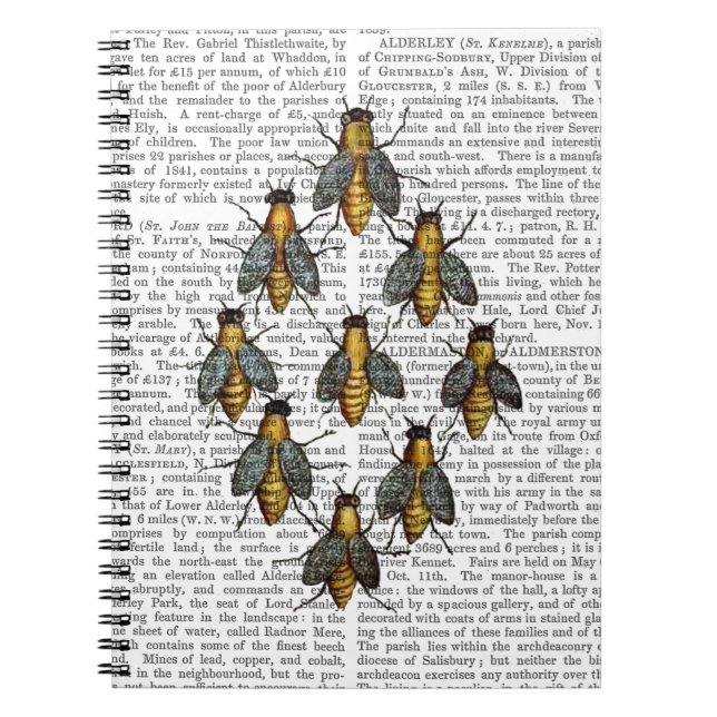 Bienen im Mittelalter 2 Notizblock (Vorderseite)