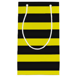 Bienen-inspirierte schwarze/gelbe Streifen Kleine Geschenktüte