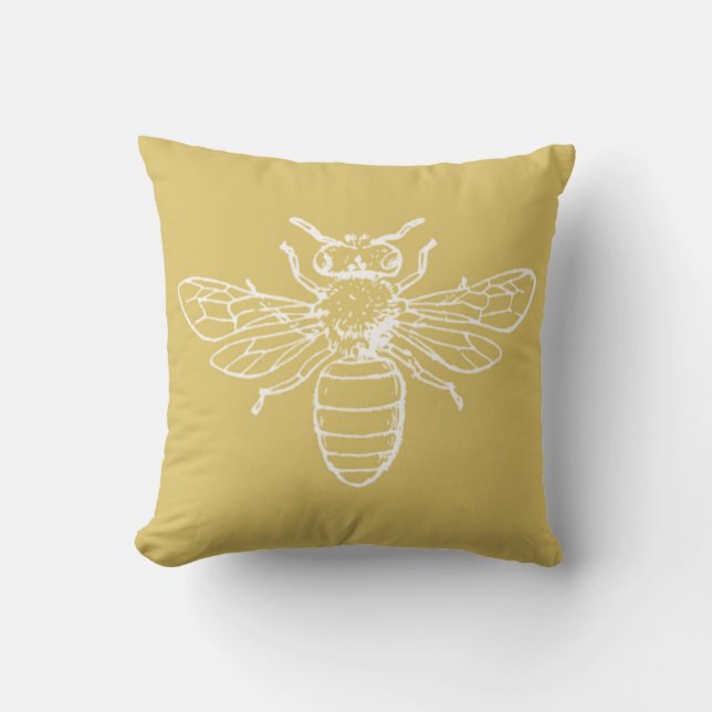 Bienen-Kissen Kissen (Vorderseite)