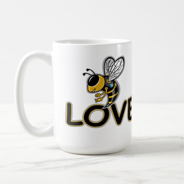 BIENEN LIEBE  KAFFEETASSE (Links)