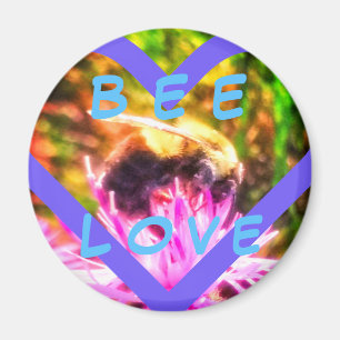 BIENEN-LIEBE-MED-MAGNET MAGNET