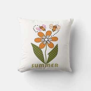 Bienen Liebe Sommer und ich auch Kissen