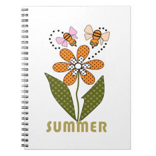 Bienen Liebe Sommer und ich auch Notizblock