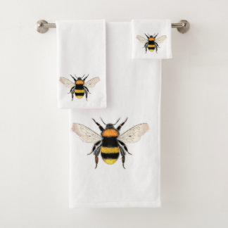 Bienen-neues Tuch-Set Badhandtuch Set