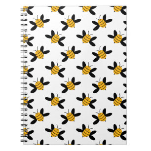 Bienen Notizbuch Whimsical Honey Bee Muster Notizblock