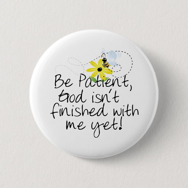 Bienen-Patient Button (Vorderseite)