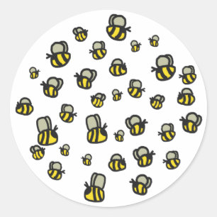 Bienen Runder Aufkleber