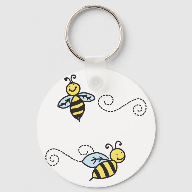 Bienen Schlüsselanhänger (Vorderseite)
