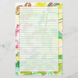 Bienen Schmetterlinge Bluebirds GrünLinder Briefpapier