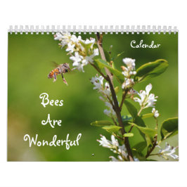 Bienen sind ein wunderschöner Bienenkalender Kalender