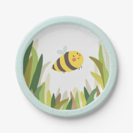 Bienen-Summen-Wanzen-Insekten-Papierplatten-Party Pappteller