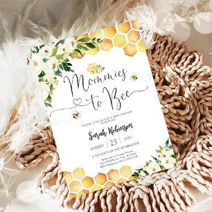Bienen-Themen-Baby-Shower-Einladung Einladung
