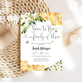 Bienen-Themen-Baby-Shower-Einladung Einladung