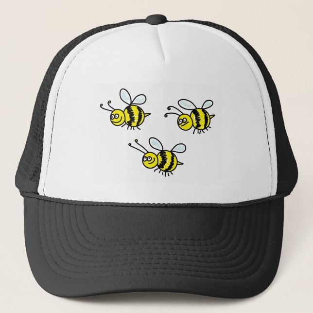 Bienen Truckerkappe (Vorderseite)