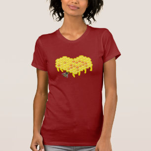 Bienen- und Bienenwabenschatz T-Shirt