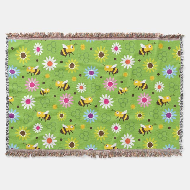 Bienen und Blume Decke (Vorderseite)