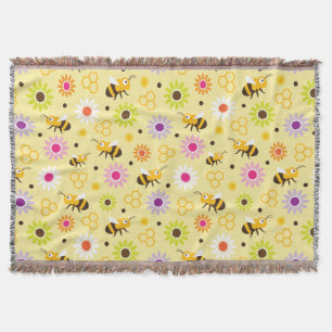 Bienen und Blume Decke