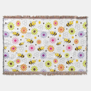Bienen und Blume Decke