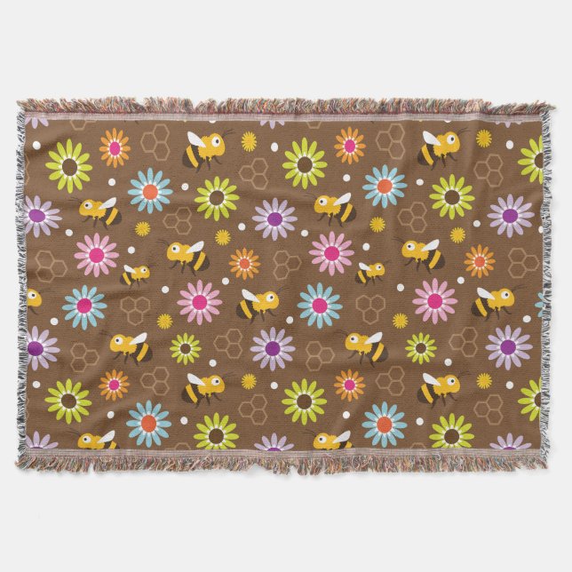 Bienen und Blume Decke (Vorderseite)
