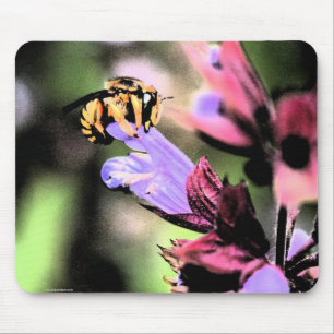Bienen und Blume mpcnm Mousepad