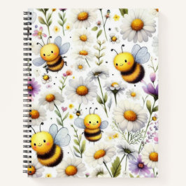 Bienen und Blume Notizbuch