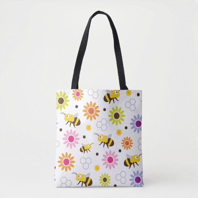 Bienen und Blume Tasche (Vorderseite)