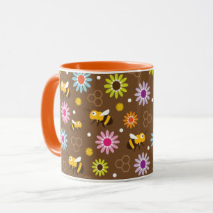 Bienen und Blume Tasse