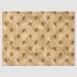 Bienen- und Goldwabenkleidung Seidenpapier