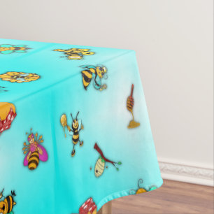 Bienen und Honig Tischdecke
