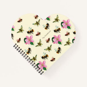 Bienen und Hummeln Personalisiert Notizbuch