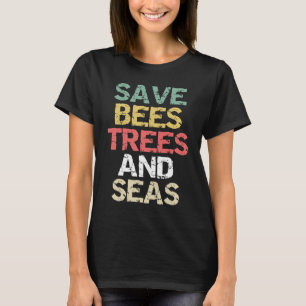 Bienen und Klimaschutz im Meer gerettet T-Shirt