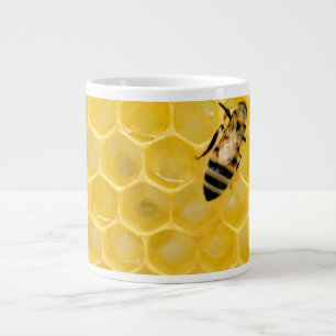 Bienen und Waben Jumbo-Tasse