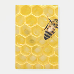 Bienen und Waben Post-it Klebezettel