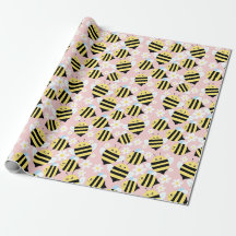 Bienen und weiße Blume