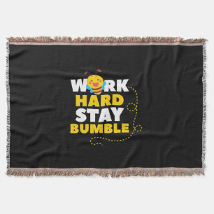 Bienenarbeit harte Bleibe Hummel Decke