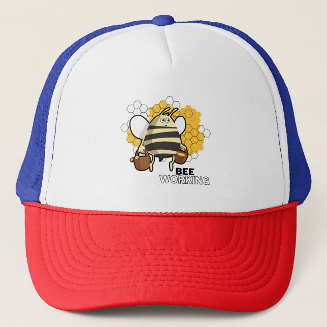 Bienenarbeit Truckerkappe (Vorderseite)