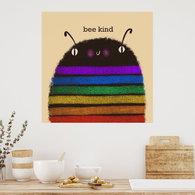 Bienenart Poster (Küche)
