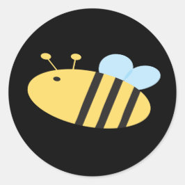 Bienenaufkleber Runder Aufkleber