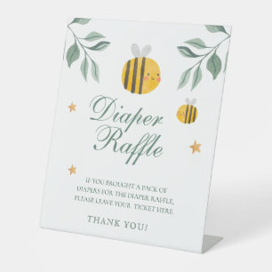 Bienenbaby-Duschbücher und -Geschenke Sockelschild