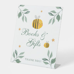Bienenbaby-Duschbücher und -Geschenke Sockelschild