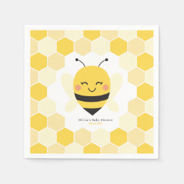 BienenBaby-Dusche Napkins mit Honeycomb-Design Serviette